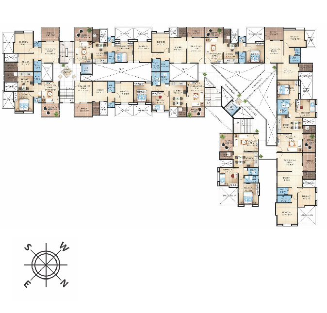 1st, 3rd and 5th floor plan