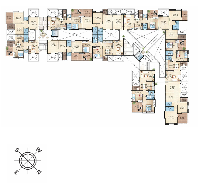 2nd and 4th Floor plan
